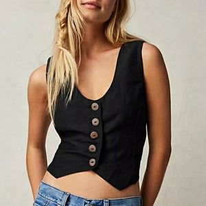 NWT Free People Reisling Vest S